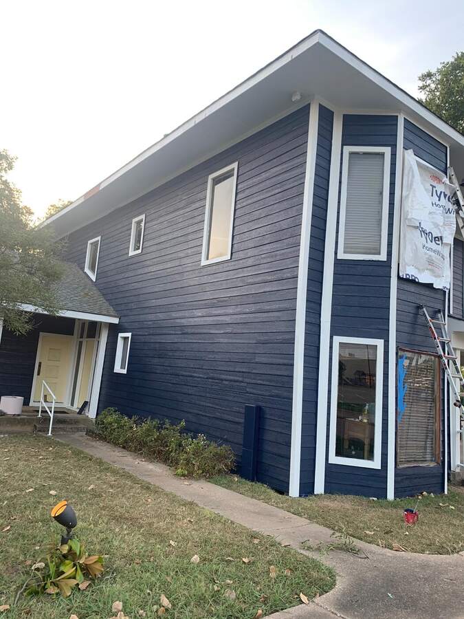Full exterior transformation on a two-story home — project photo